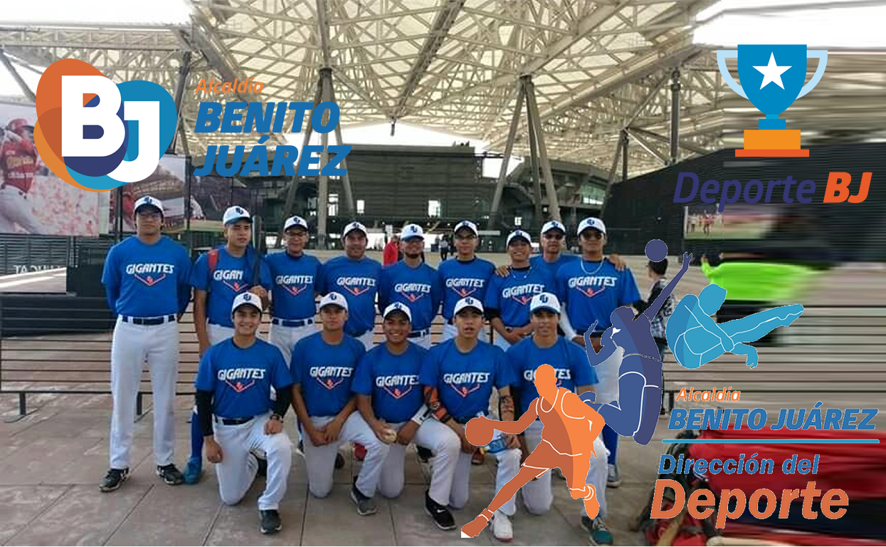 Equipo Benito Juárez béisbol Medalla de oro