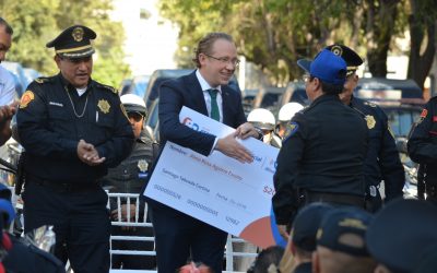 Dignificamos la labor de los policías para Blindar Benito Juárez
