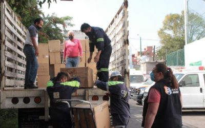 Recolecta Alcaldía Benito Juárez 5 toneladas de apoyo para damnificados de Tabasco y Chiapas