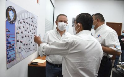 Recibe Santiago Taboada en Benito Juárez al alcalde electo de Coyoacán Giovani Gutiérrez