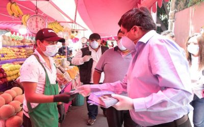 Alcaldía Benito Juárez entrega cubrebocas a comerciantes y vecinos como parte de la campaña “Es Tiempo de Cuidarnos Todos”