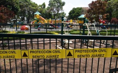 Instruye alcalde Santiago Taboada el cierre de áreas infantiles y deportivas de los parques en Benito Juárez ante el inicio de la fase 3 por COVID19