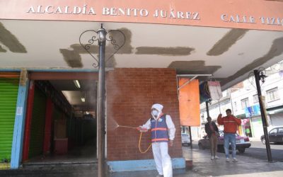 Jornadas permanentes de limpieza y desinfección en espacios públicos anunciadas por el alcalde Santiago Taboada por COVID-19