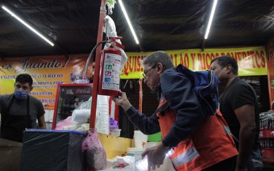 Realiza Alcaldía Benito Juárez operativo de seguridad en romería del Mercado Postal