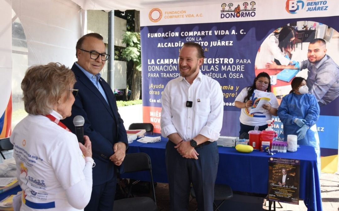 Alcalde Santiago Taboada encabeza campaña de donación de médula ósea en beneficio de pacientes con enfermedades de la sangre