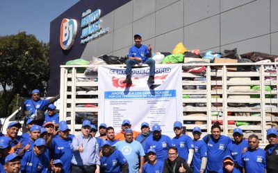 Recolecta Alcaldía Benito Juárez 17 toneladas de apoyo para damnificados de Turquía y Siria