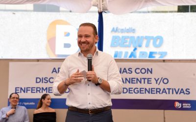 Entrega alcalde Santiago Taboada apoyos económicos a personas con discapacidad permanente y/o enfermedades crónico-degenerativas