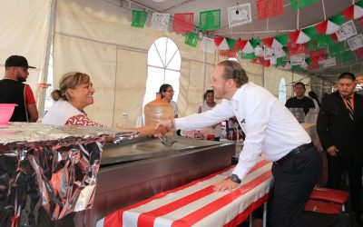 Alcalde Santiago Taboada da la bienvenida a vecinas, vecinos y visitantes a las Fiestas Patrias 2023 en Benito Juárez