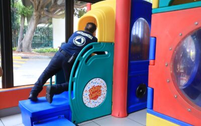 Revisa alcaldía Benito Juárez establecimientos con área de juegos infantiles