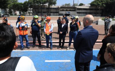 Realiza alcaldía Benito Juárez evacuación segura y ordenada enSimulacro Nacional