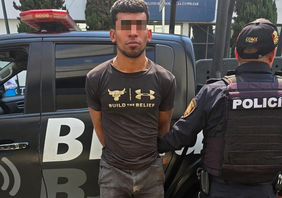 Detiene Blindar BJ 360º a presunto responsable por tala de árbol en la colonia Letrán Valle
