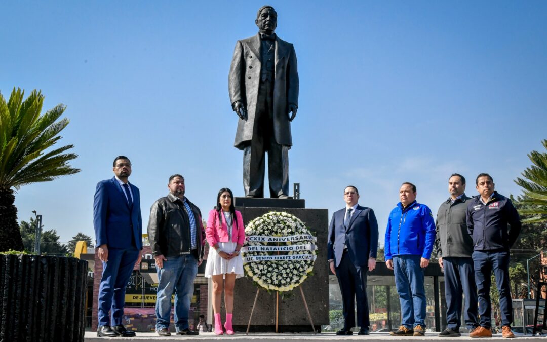 “Sigamos el ejemplo de Benito Juárez, construyendo un futuro de igualdad y bienestar para todos”: alcalde Luis Mendoza