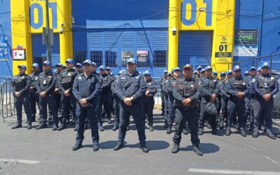 Elementos de Blindar BJ360° y SSC implementan operativo de seguridad en Estadio Ciudad de los Deportes