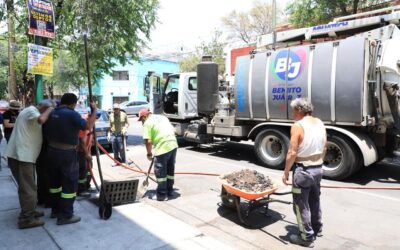 Alcaldía Benito Juárez refuerza labores de desazolve para prevenir inundaciones durante la temporada de lluvias