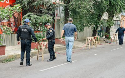 Por instrucción del alcalde Luis Mendoza, retira alcaldía Benito Juárez 2 toneladas de obstáculos de la vía pública