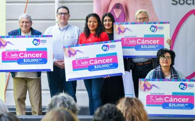 Meta cumplida, la entrega de apoyos a personas que luchan contra el cáncer: Luis Mendoza