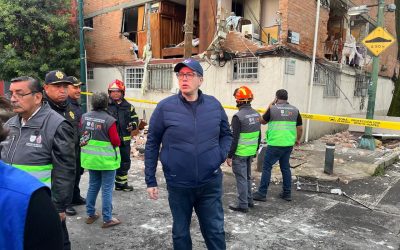 Explosión por presunta acumulación de gas en la colonia Independencia