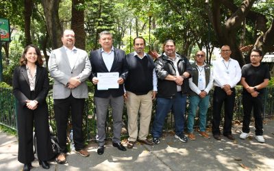 Recibe alcaldía Benito Juárez donativo de luminarias 