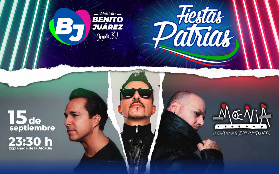 Invita Luis Mendoza a festejar el Grito de Independencia en la explanada de la alcaldía Benito Juárez