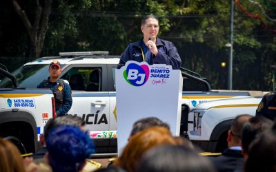 Suma alcalde Luis Mendoza 40 patrullas híbridas a la estrategia Blindar BJ360° para cuidar de los vecinos de Benito Juárez