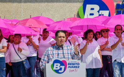 En Benito Juárez las vecinas que luchan contra el cáncer no están solas: alcalde Luis Mendoza