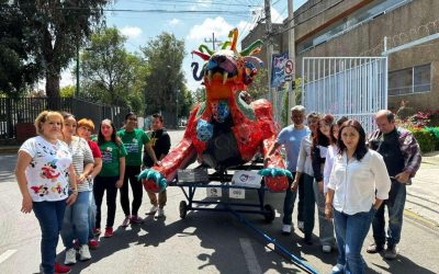 Gobierno de Luis Mendoza promueve la cultura y las tradiciones mexicanas con su participación en el Desfile de Alebrijes Monumentales