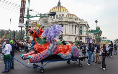 Gobierno de Luis Mendoza promueve la cultura y las tradiciones mexicanas con su participación en el Desfile de Alebrijes Monumentales