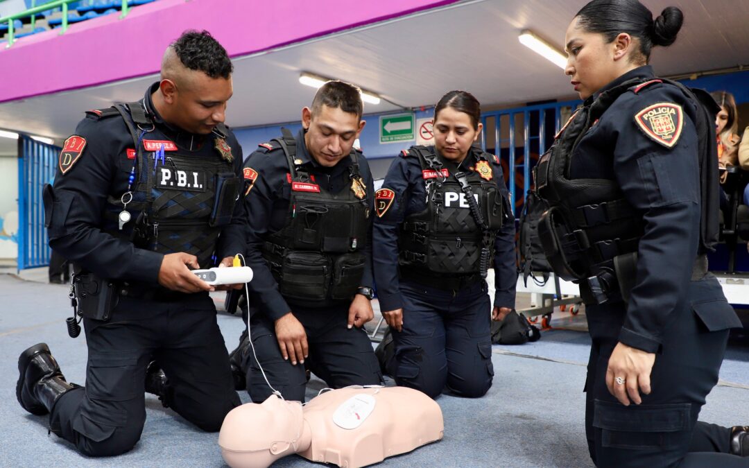 Elementos de Blindar BJ360° se capacitan en primeros auxilios para salvar vidas