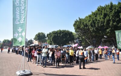 Encabeza alcalde Luis Mendoza Simulacro Metropolitano por Sismo en Benito Juárez