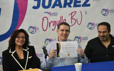 Alcalde Luis Mendoza y vecinos de la colonia General Anaya suman esfuerzos en beneficio de la comunidad benitojuarense