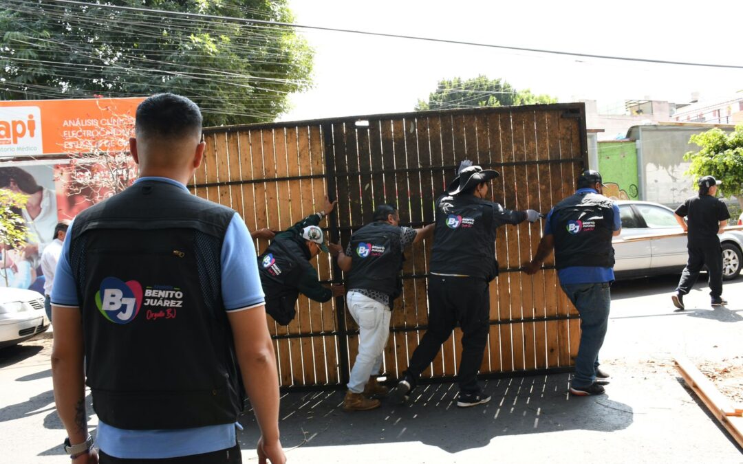 Gobierno de Luis Mendoza continúa recuperando espacios públicos en beneficio de la comunidad