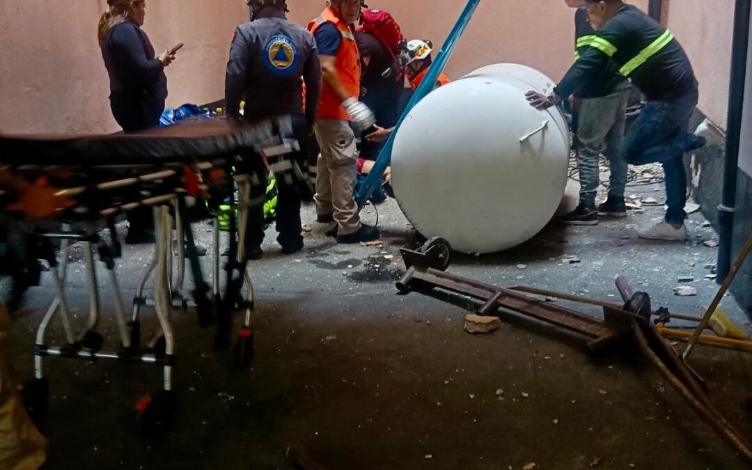 Atención a fuga de gas LP en la colonia Ciudad de los Deportes