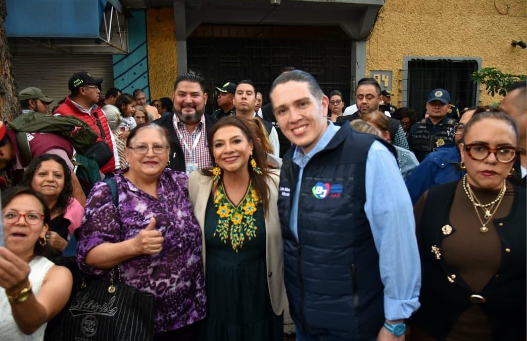 Alcaldía Benito Juárez y Gobierno de la CDMX trabajan de manera coordinada en la colonia Moderna