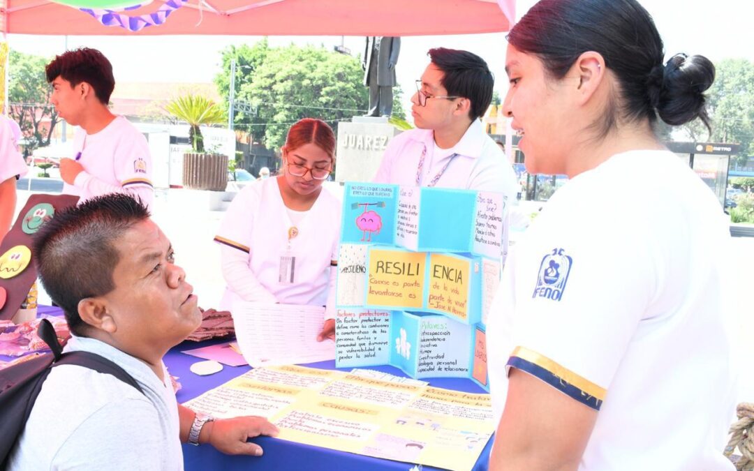 Alcaldía Benito Juárez refuerza la promoción de la salud mental con feria informativa y de prevención