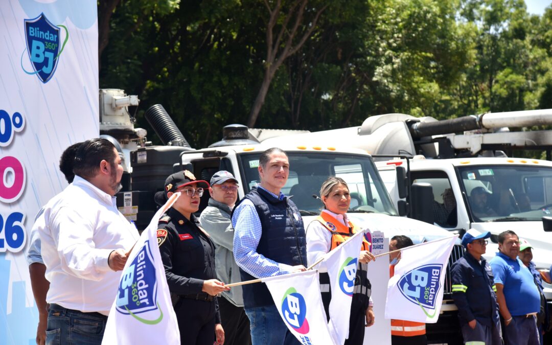 Alcalde Luis Mendoza pone en marcha el Operativo Lluvias 2026 – Blindar BJ 360º