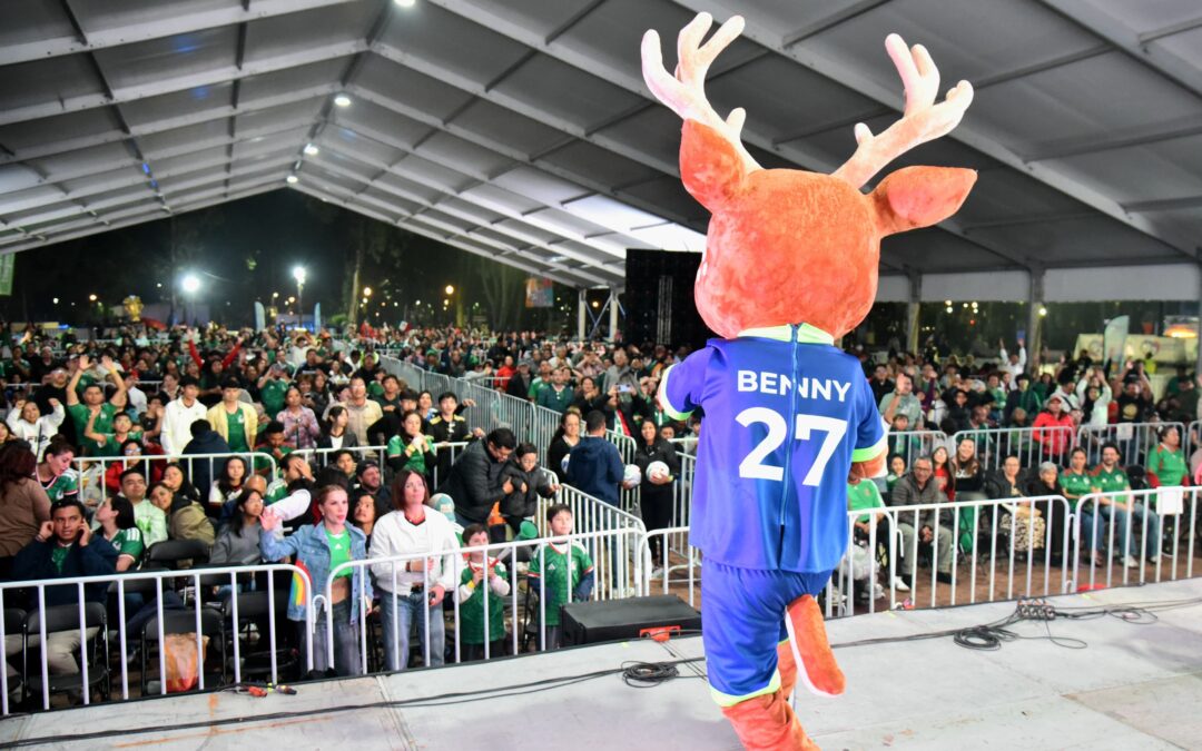 La alcaldía Benito Juárez recibe a más de 5 mil personas en Fan Fest BJ y reconoce la actuación de México en la justa Mundialista