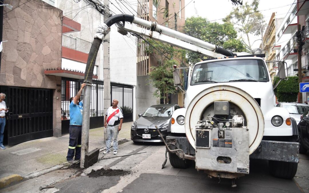 Operativo Lluvias Blindar BJ 360° fortalece la respuesta ante lluvias: 640 toneladas de azolve retiradas en Benito Juárez