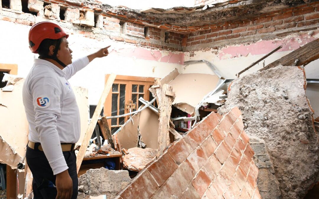 Alcaldía Benito Juárez atiende de manera inmediata derrumbe en predio de la colonia Álamos