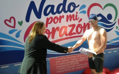 Alcaldía Benito Juárez se suma a la iniciativa “Nado por mi Corazón” para promover el cuidado de la salud