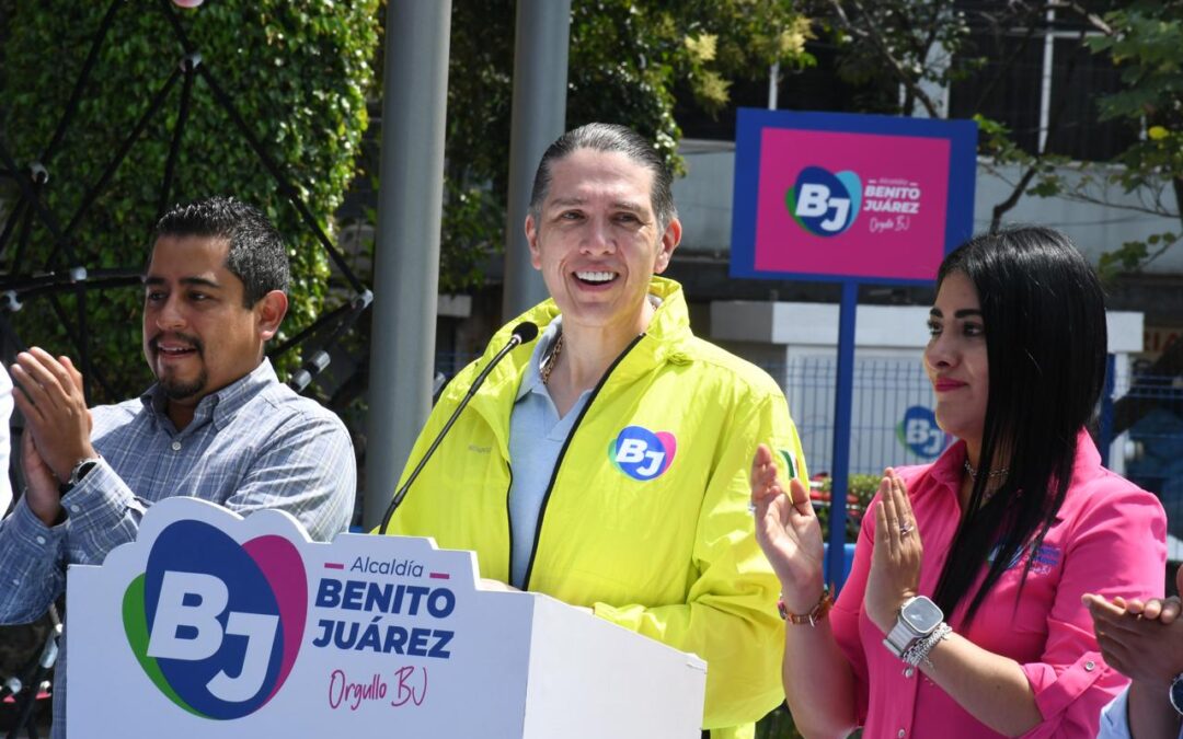 Arranca transformación de parques en Benito Juárez: alcalde Luis Mendoza