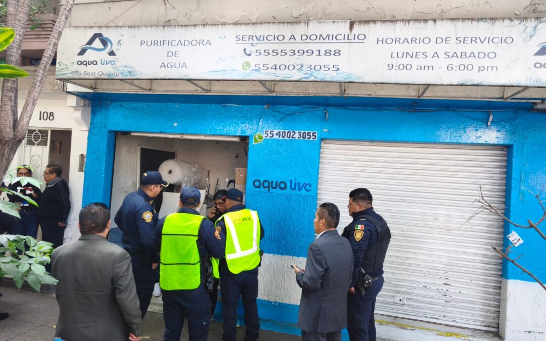 Frusta Blindar BJ allanamiento a comercio en la colonia Portales