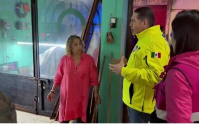 Alcalde Luis Mendoza participa en operativo por fuertes lluvias; Benito Juárez atiende más de 45 encharcamientos